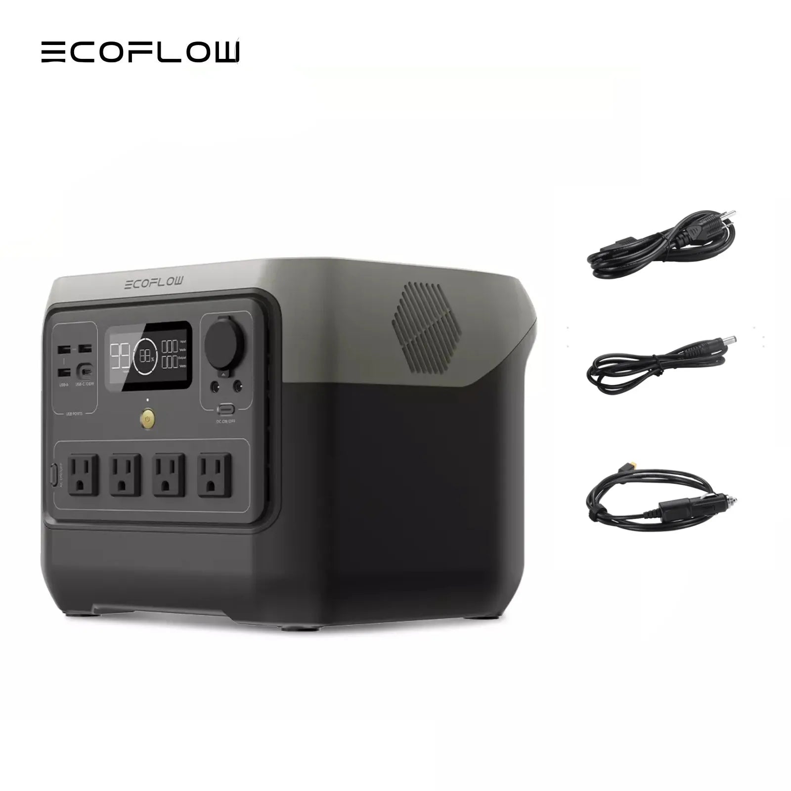 ECOFLOW Portable Power Station RIVER 2 Pro 700, 716Wh LiFePO4 Battery Solar Generator - Renewable Depot