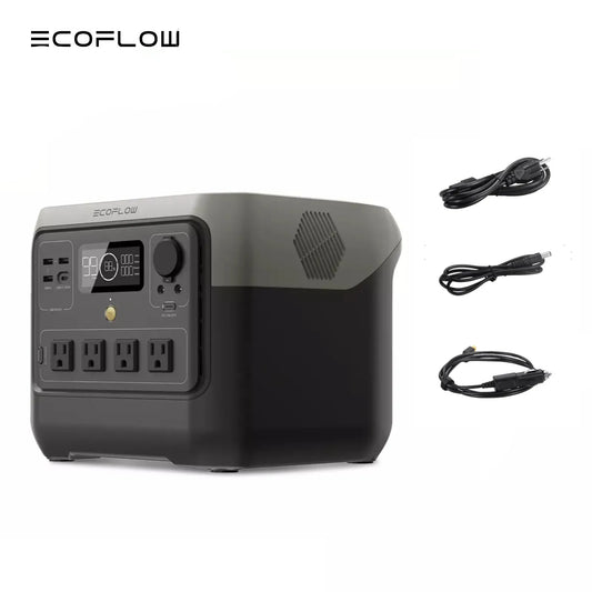 ECOFLOW Portable Power Station RIVER 2 Pro 700, 716Wh LiFePO4 Battery Solar Generator - Renewable Depot