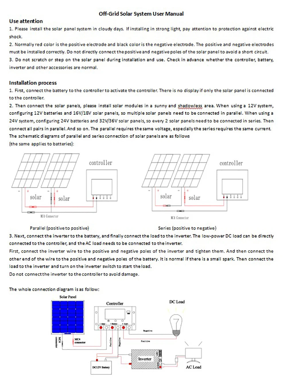 Solar Panel Modules and Kits 100-1000W