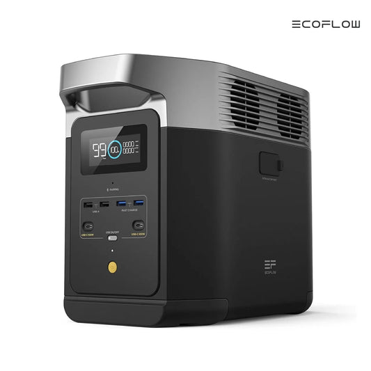 EcoFlow Portable Power Station DELTA 2 LiFePO4 Battery, Solar Powered Generator - Renewable Depot