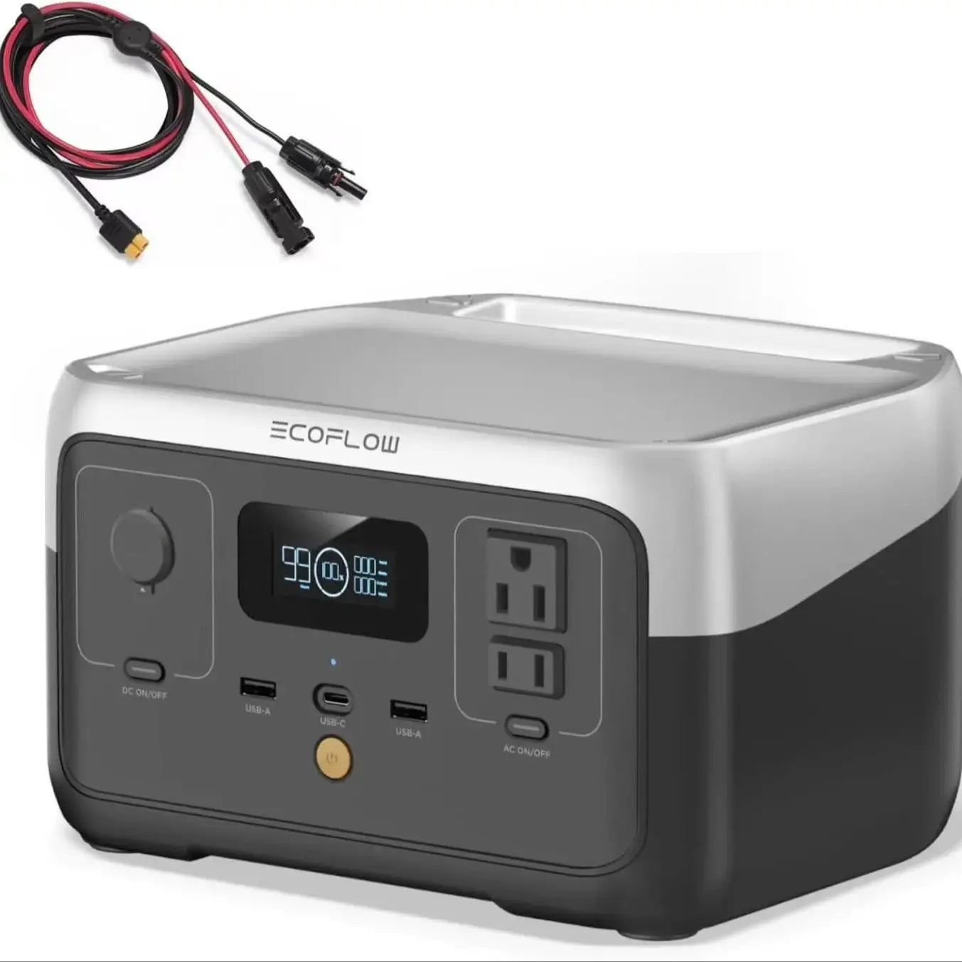 ECOFLOW RIVER 2 Portable Power Station - 256Wh LiFePO4 Battery - Renewable Depot