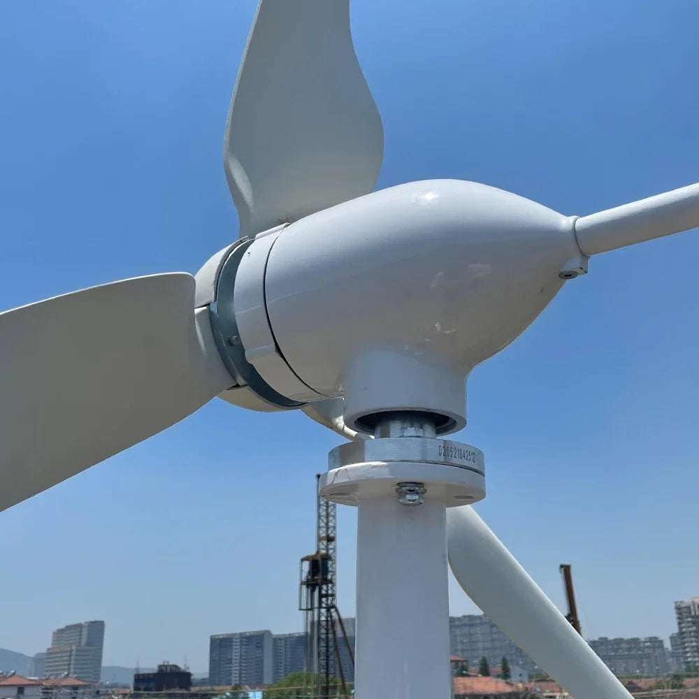 High-Performance Horizontal Wind Turbine Generator - 2KW 5KW 10KW Options with Magnetic Dynamo Technology