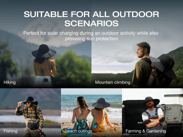 EcoFlow Power Hat: The Ultimate Solar Charging Hat for Outdoor Adventures - Medium - Renewable Depot