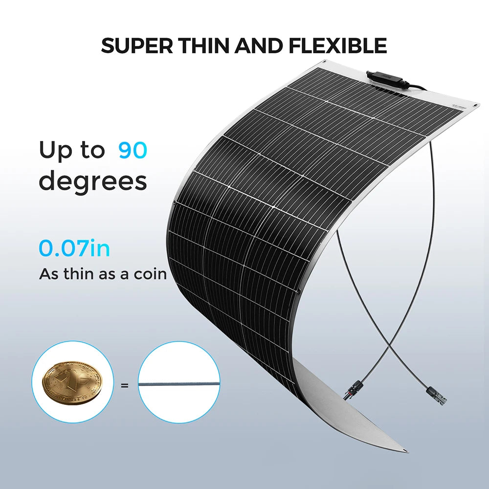 Flexible solar panel