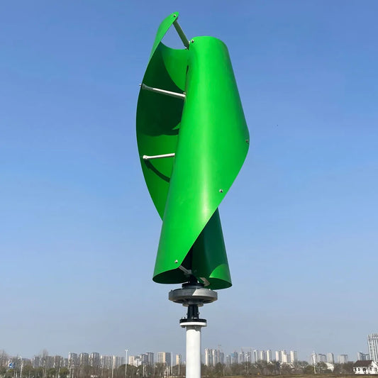 High Power Wind Turbine Generator - Green