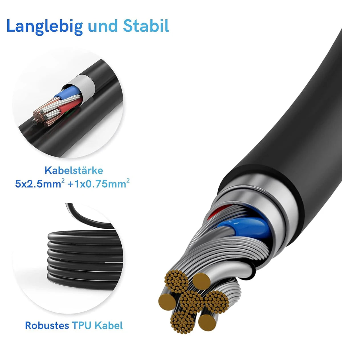 Portable EV Charging Extension Cable
