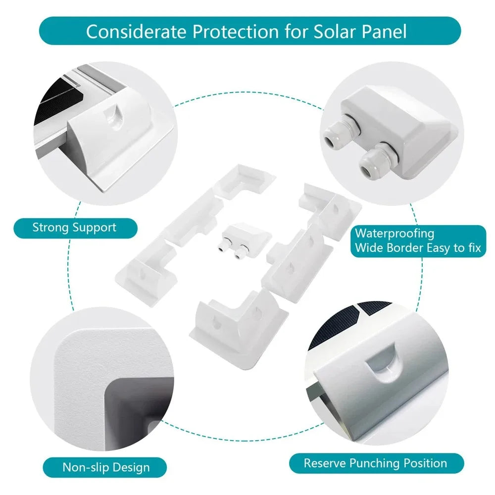 RV Roof Solar Panel Mounting Bracket Kit