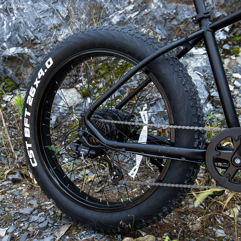 Electric Bike - 26" x 4.0" Fat Tire Electric Mountain Bicycle - US
